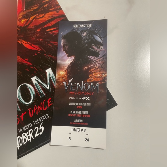 Venom autograph with poster - Picture 4 of 6